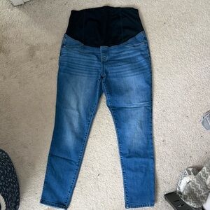 Isabel Maternity by Ingrid & Isabel Blue Over-Belly Jeggings